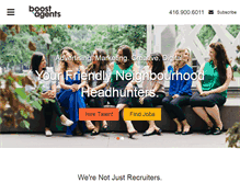 Tablet Screenshot of boostagents.com